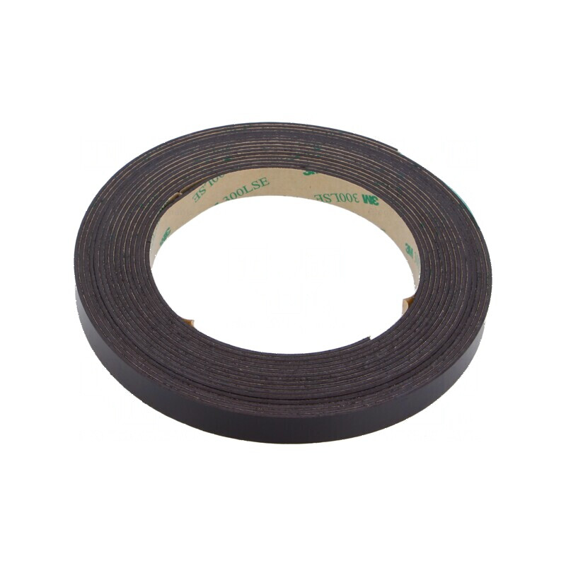 Bandă magnetică flexibilă de 12mm x 5m | Electronic-mag.ro | Componente Electronice