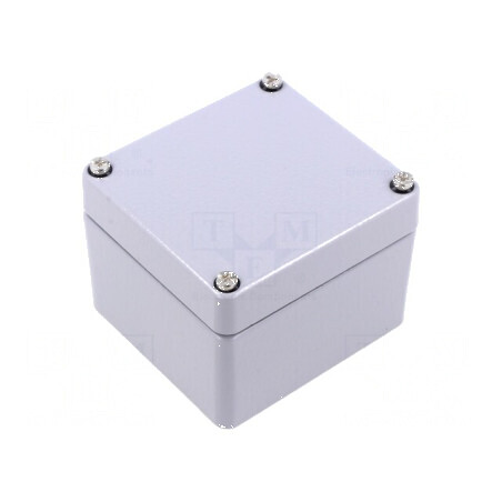 Carcasă universală aluminiu gri IP66 | Electronic-mag.ro | Componente Electronice