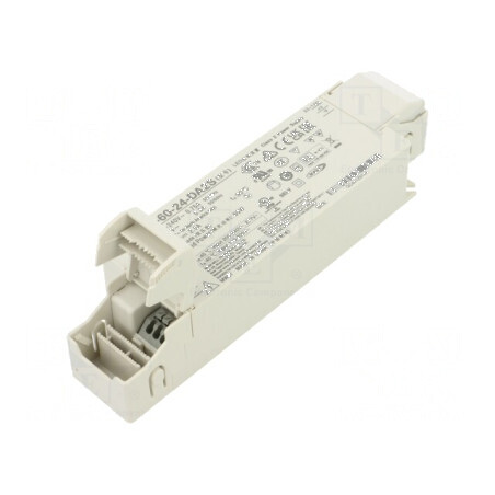 Alimentator LED pulsatoriu 60W 24VDC 0÷2,5A 155÷400VDC OUT: 1 | Electronic-mag.ro | Componente Electronice