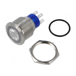 Comutator anti-vandalism IP67 DPST 3A/250VAC | Electronic-mag.ro | Componente Electronice