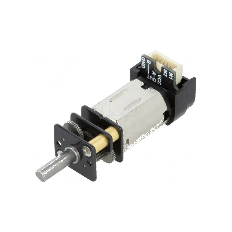 Motor electric cu transmisie DC 6V 1,5A - Ax cu crestătură | Electronic-mag.ro | Componente Electronice