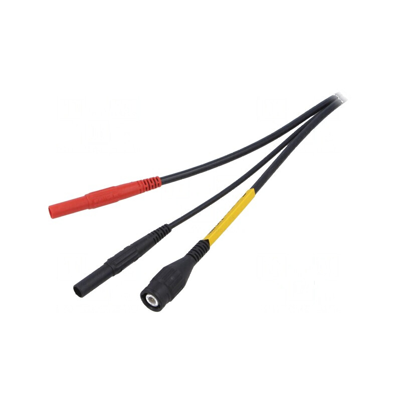 Cablu de măsurare BNC mufă, mufă banană 4mm x2 | Electronic-mag.ro | Componente Electronice