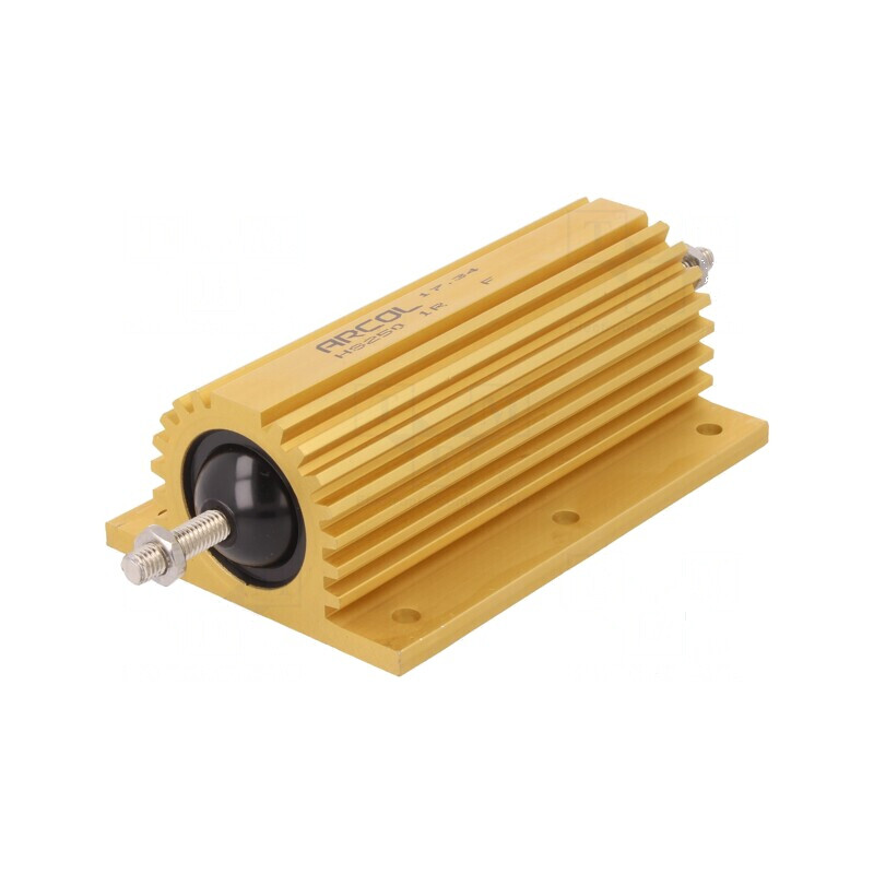 Rezistor bobinat înşurubare 1Ω 250W 109,7x72,5x41,8mm | Electronic-mag.ro | Componente Electronice
