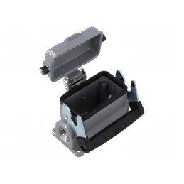 Carcasă pentru conectori HDC EPIC H-B de dimensiune 10 PG16 | Electronic-mag.ro | Componente Electronice