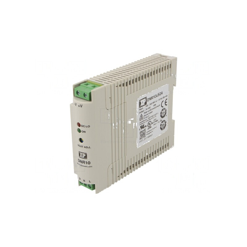 Alimentator pulsatoriu pentru șină DIN 10W 24VDC 420mA - 76% | Electronic-mag.ro | Componente Electronice