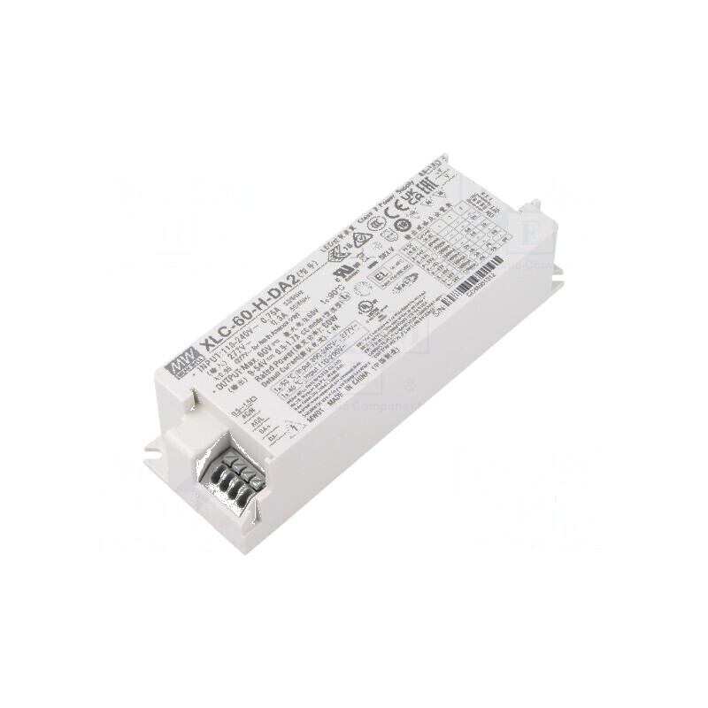Alimentator LED pulsatoriu 60W 9-54VDC 900mA-1.7A 155-400VDC | Electronic-mag.ro | Componente Electronice
