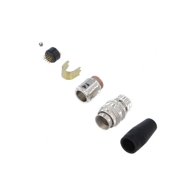 Conector circular HR25 12-pin tată 1A | Electronic-mag.ro | Componente Electronice