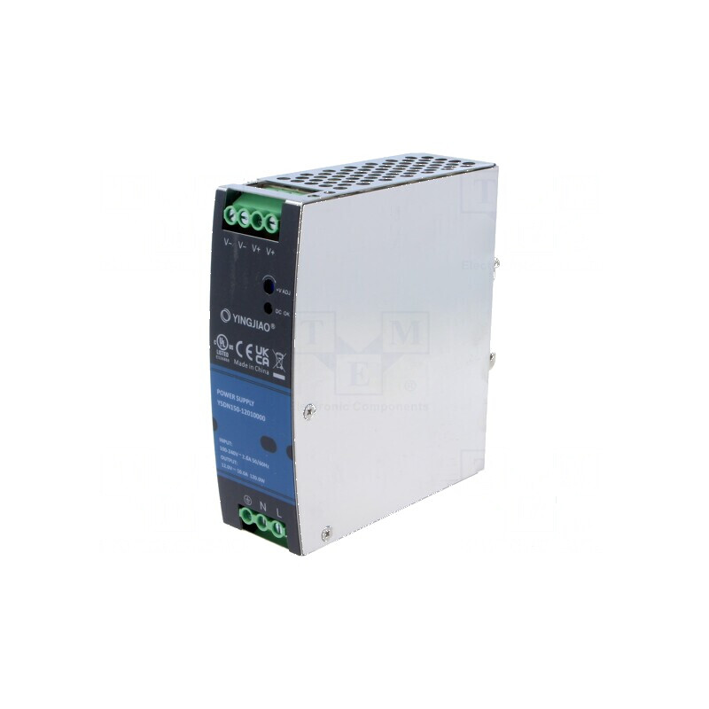 Alimentator pulsatoriu pentru şină DIN 120W 12VDC 10A | Electronic-mag.ro | Componente Electronice