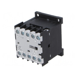 Contactors: 4-polar NC NO x3 24VDC 12A for DIN Rail 6K | Electronic-mag.ro | Componente Electronice