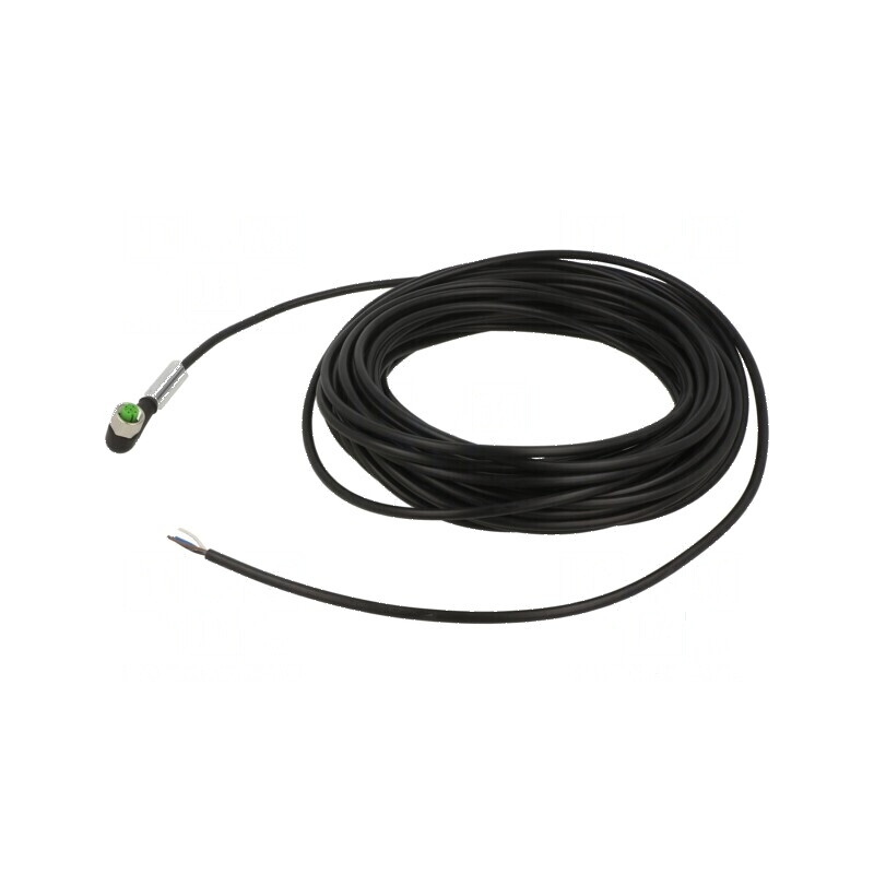 Cablu de conectare M12 PIN: 4 în unghi 30mm 250VAC 4A | Electronic-mag.ro | Componente Electronice