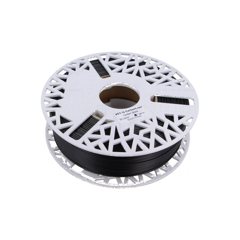 Filament PET-G CarbonLook negru 1,75mm 1kg | Electronic-mag.ro | Componente Electronice