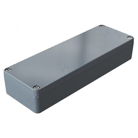 Carcasă universală din aluminiu gri închis | Electronic-mag.ro | Componente Electronice