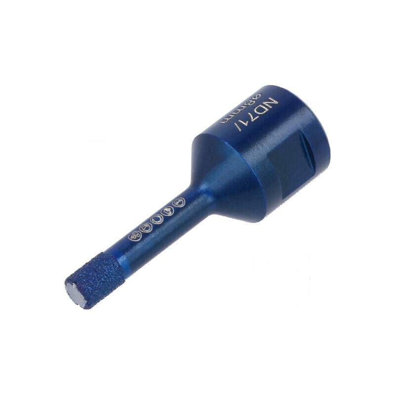 Freză burghiu diamantată Ø: 8mm Filet: M14 | Electronic-mag.ro | Componente Electronice