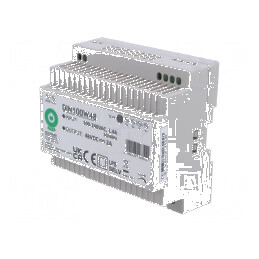 Alimentator pulsatoriu pentru şină DIN 96W 48VDC 2A OUT: 1 | Electronic-mag.ro | Componente Electronice