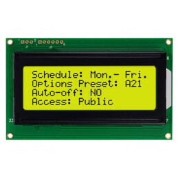 Afişaj LCD alfanumeric 20x2 gri | Electronic-mag.ro | Componente Electronice