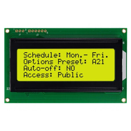 Afişaj LCD alfanumeric 20x2 gri | Electronic-mag.ro | Componente Electronice
