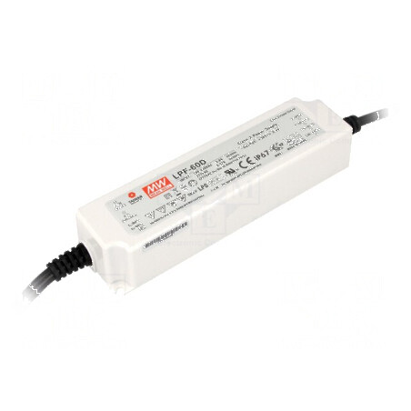 Alimentator LED 60W 20VDC 3A 90-305VAC 127-431VDC | Electronic-mag.ro | Componente Electronice