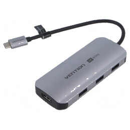 Hub USB HDMI soclu,USB A soclu x3,USB C soclu,USB C mufă | Electronic-mag.ro | Componente Electronice