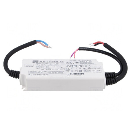 Alimentator LED 60W 24VDC 0÷2,5A IP67 | Electronic-mag.ro | Componente Electronice