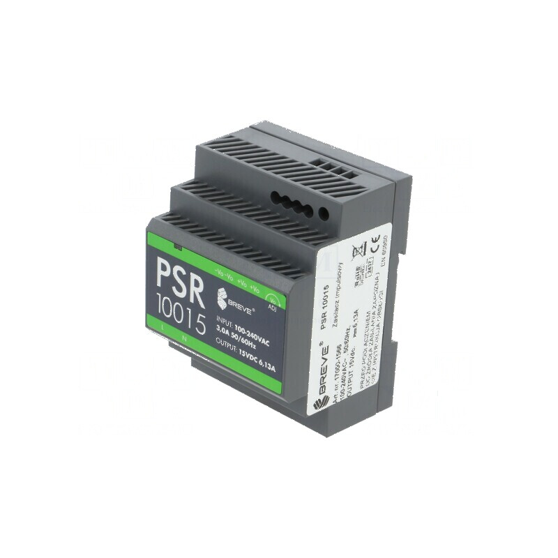 Alimentator pulsatoriu pentru şină DIN 92W 15VDC 6,13A IP20 | Electronic-mag.ro | Componente Electronice