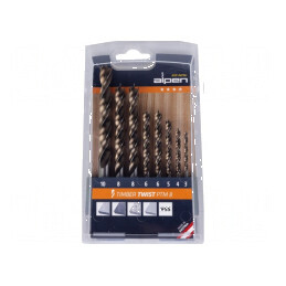 Set de burghie HSS TIMBER TWIST 8 buc. | Electronic-mag.ro | Componente Electronice