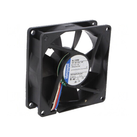 Ventilator axial 12VDC 80x80x25mm 79,2m3/h 26dBA | Electronic-mag.ro | Componente Electronice