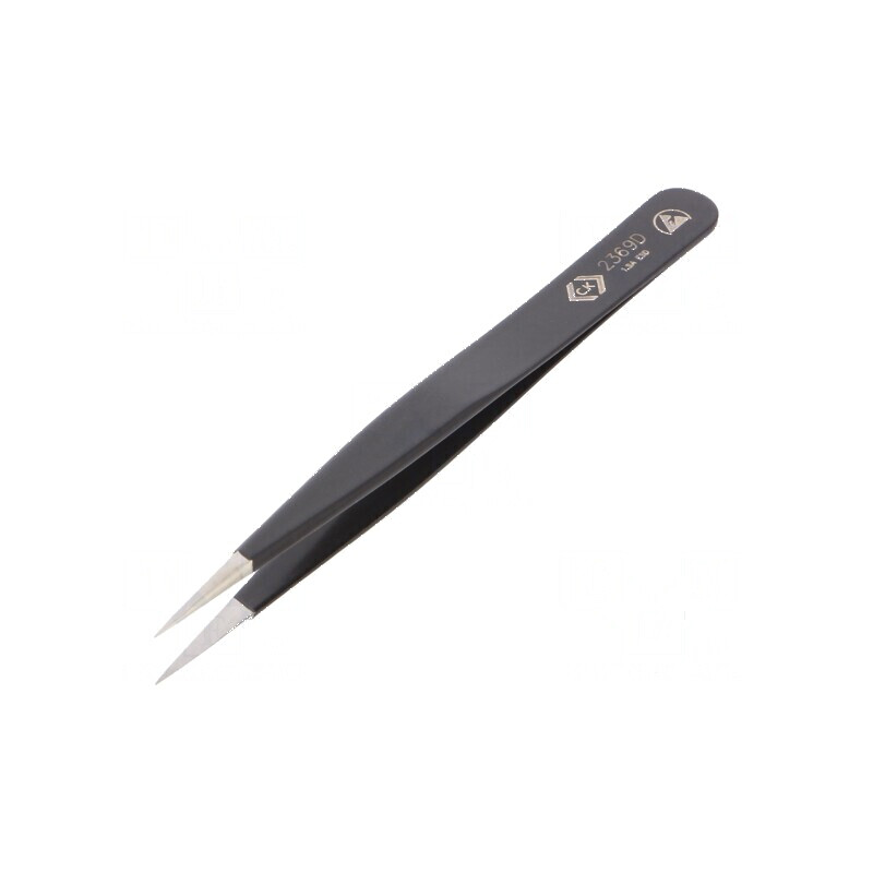 Pensetă ESD 120mm cu vârf ascuțit | Electronic-mag.ro | Componente Electronice
