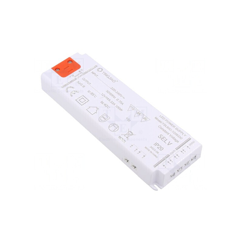 Alimentator pulsatoriu LED 100W 12VDC 8,33A 220-240VAC IP20 | Electronic-mag.ro | Componente Electronice