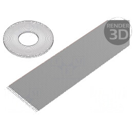 Cablu bandă litat 1,27mm gri 30,5m | Electronic-mag.ro | Componente Electronice