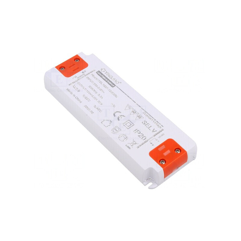 Alimentator LED 75W 12VDC 6,25A 220÷240VAC IP20 | Electronic-mag.ro | Componente Electronice