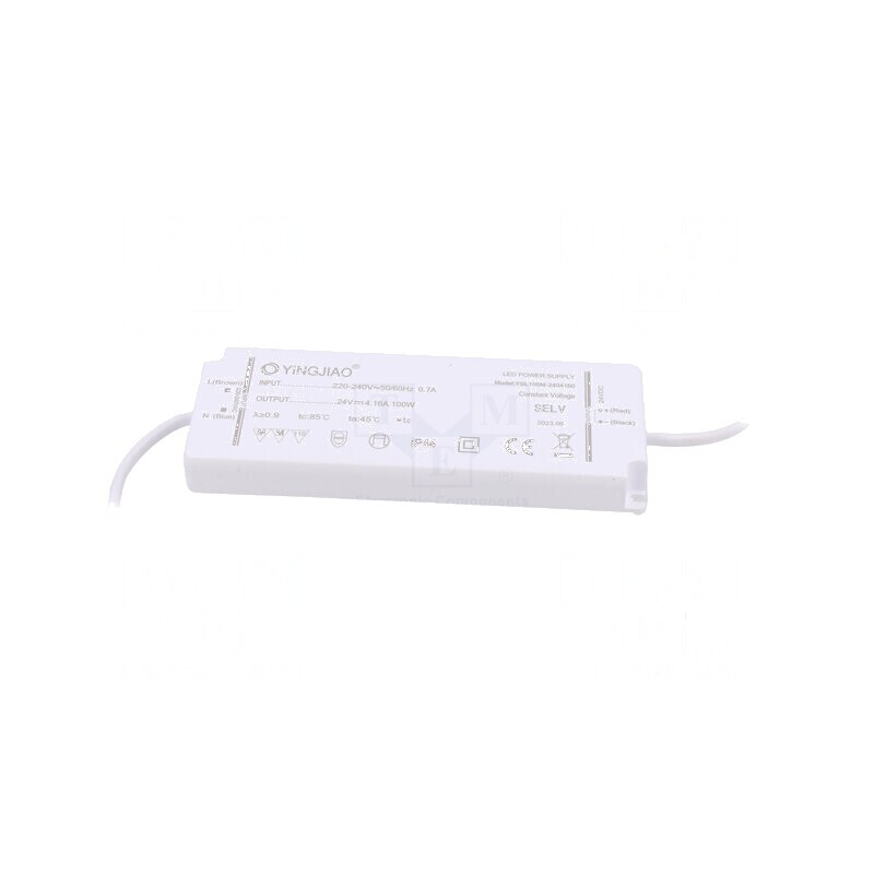 Alimentator LED 100W 24VDC 4,16A IP44 | Electronic-mag.ro | Componente Electronice