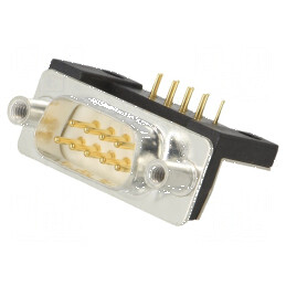 Soclu tată D-Sub PIN: 9 pt. montare pe panou | Electronic-mag.ro | Componente Electronice