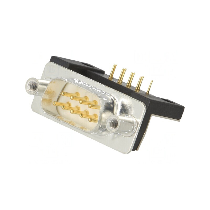 Soclu tată D-Sub PIN: 9 pt. montare pe panou | Electronic-mag.ro | Componente Electronice