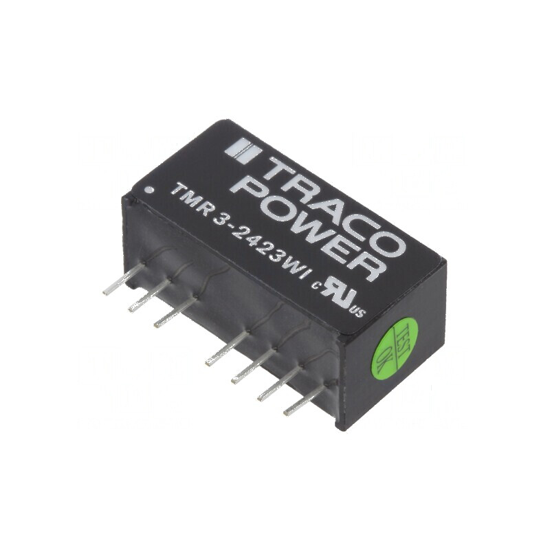 Convertor DC/DC 3W 9-36V la 15V/-15V SIP8 | Electronic-mag.ro | Componente Electronice