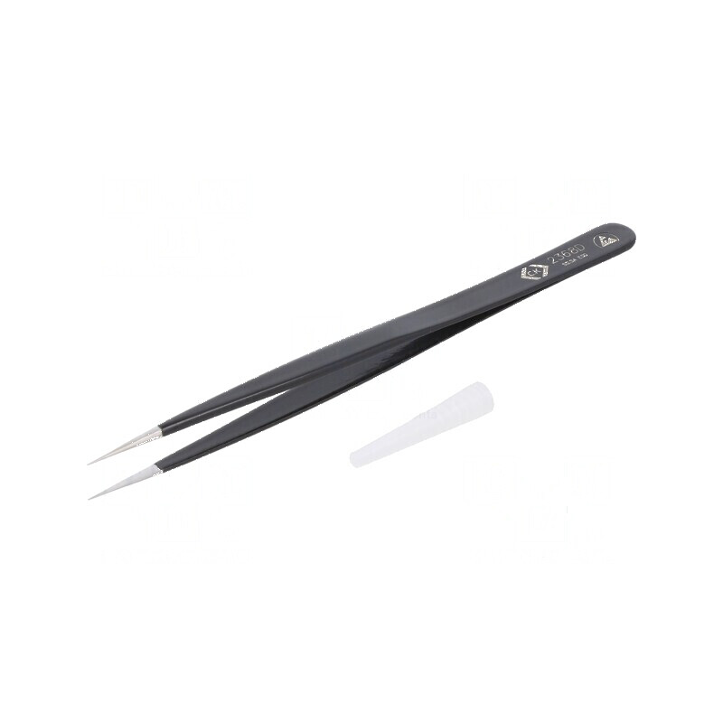 Pensetă ESD cu vârf ascuțit, lungime 140mm | Electronic-mag.ro | Componente Electronice