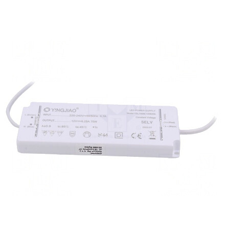 Alimentator LED pulsatoriu 75W 12VDC 6,25A IP44 | Electronic-mag.ro | Componente Electronice
