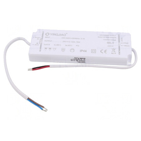 Alimentator LED 75W 24VDC 3125mA IP44 | Electronic-mag.ro | Componente Electronice