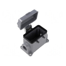 Carcasă pentru conectori HDC EPIC dimensiune 10 M20 | Electronic-mag.ro | Componente Electronice