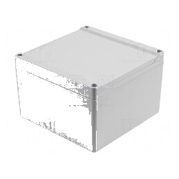 Carcasă universală gri IP66, dimensiuni 140mm x 140mm x 90mm | Electronic-mag.ro | Componente Electronice