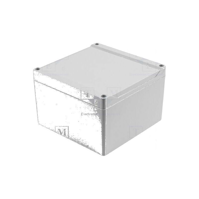 Carcasă universală gri IP66, dimensiuni 140mm x 140mm x 90mm | Electronic-mag.ro | Componente Electronice