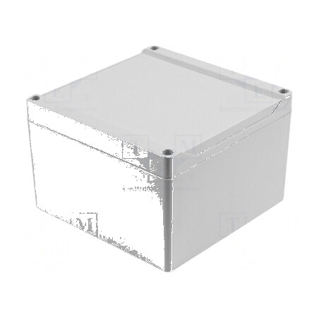 Carcasă universală gri IP66, dimensiuni 140mm x 140mm x 90mm | Electronic-mag.ro | Componente Electronice