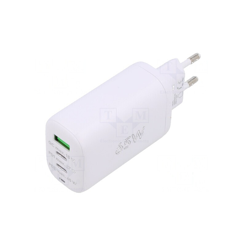 Alimentator plug-in 5VDC 65W alb 3A | Electronic-mag.ro | Componente Electronice Alimentator plug-in 5VDC 65W alb 3A | Electronic-mag.ro | Componente Electronice