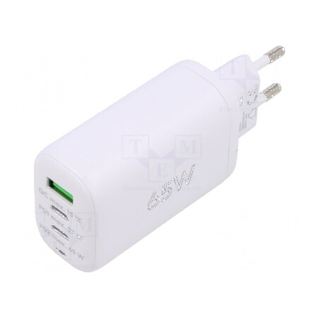 Alimentator plug-in 5VDC 65W alb 3A | Electronic-mag.ro | Componente Electronice