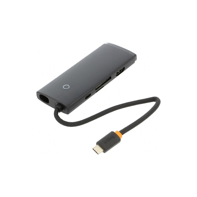 Hub USB HDMI cu soclu pentru microSD, SD, USB A x2 și USB C | Electronic-mag.ro | Componente Electronice