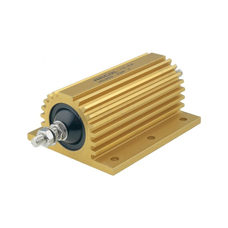 Rezistor bobinat cu radiator 22Ω 200W | Electronic-mag.ro | Componente Electronice