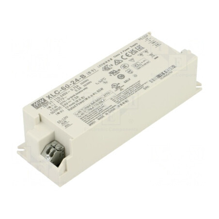 Alimentator LED 60W 24VDC 0÷2,5A 155÷400VDC - OUT: 1 | Electronic-mag.ro | Componente Electronice