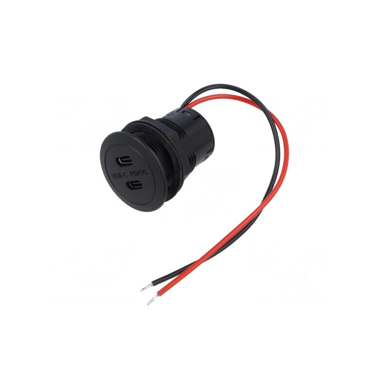 Alimentator USB C Power Delivery 3A 0,15m x2 | Electronic-mag.ro | Componente Electronice