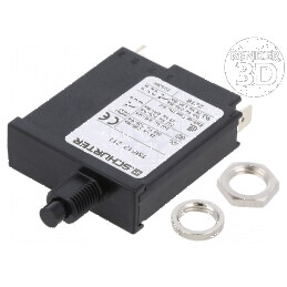 Întrerupător de supracurent Unom: 240VAC 28VDC 5A SPST Poli: 1 | Electronic-mag.ro | Componente Electronice
