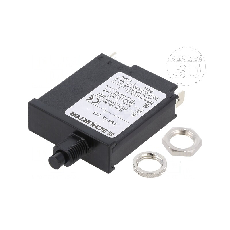 Întrerupător de supracurent Unom: 240VAC 28VDC 5A SPST Poli: 1 | Electronic-mag.ro | Componente Electronice