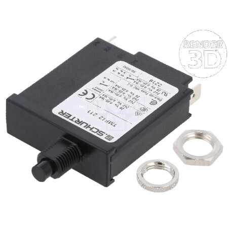 Întrerupător de supracurent Unom: 240VAC 28VDC 5A SPST Poli: 1 | Electronic-mag.ro | Componente Electronice